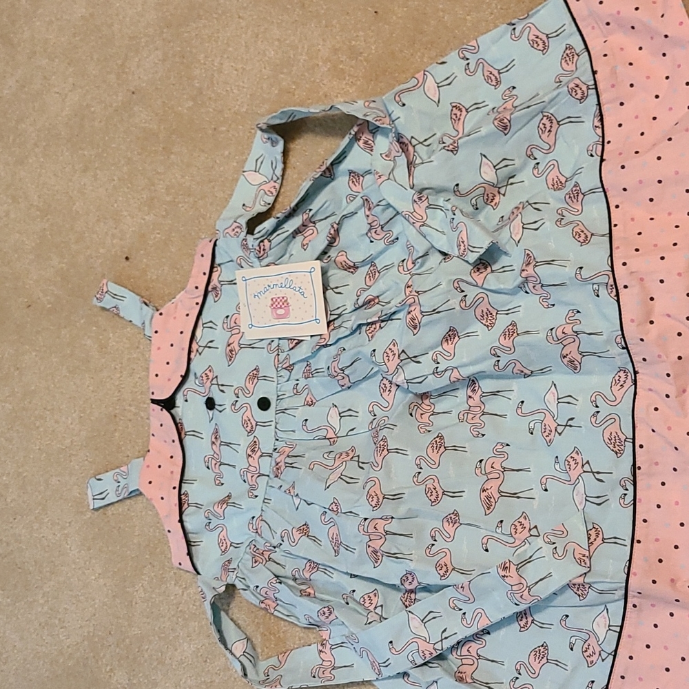 NWT vintage inspired flamingo dress